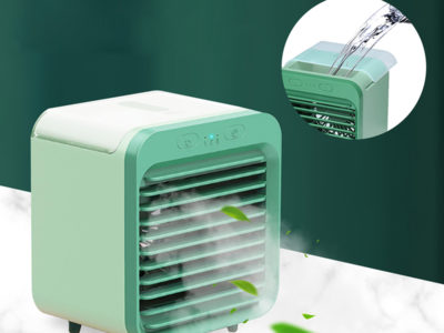 Humidificateur de climatiseur portable 3 en 1 3 vitesses refroidisseur ventilateur évaporatif à faible bruit pour bureau à domicile