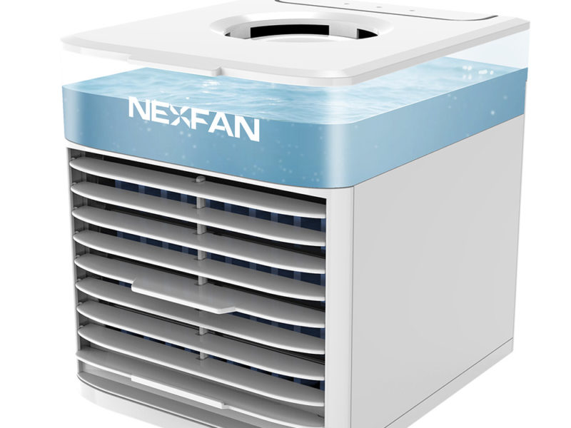 NexFan Portable Multifonctionnel Refroidissement Rapide Ventilateur De Climatisation Purifiant L'air Élimine Les Odeurs 3 Vitesses Chargement USB UV Système De Stérilisation Légère