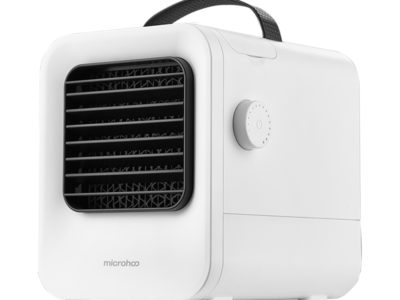 Microhoo MH02A Portable USB climatisation 2.5 m / s ventilateur de refroidissement purificateur d'ions négatifs refroidisseur d'air régulation de vitesse en continu pour bureau à domicile