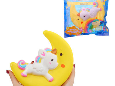 SINOFUN Squishy Lune Licorne 22cm Lente Rising Avec Emballage Collection Cadeau Cadeau Décor