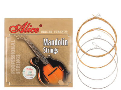 Jeu de cordes de mandoline Alices AM05 0.011-0.040 en alliage de cuivre enduit plaqué acier plaqué 4 cordes