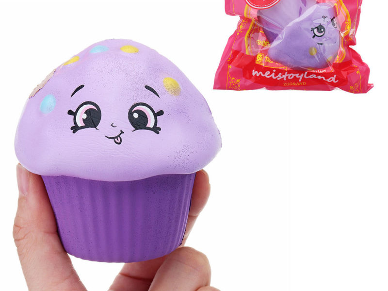 Crème glacée de dessin animé Squishy 8 CM lente montée avec le cadeau de collection d'emballage Soft jouet