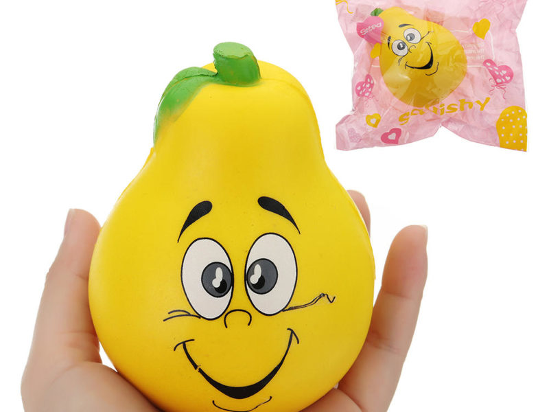 Poire Squishy 15CM Lente Rising Avec Emballage Collection Cadeau Soft Jouet