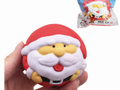 SquishyFun Squishy bonhomme de neige père noël père noël 7cm lente montée avec emballage Collection cadeau décor