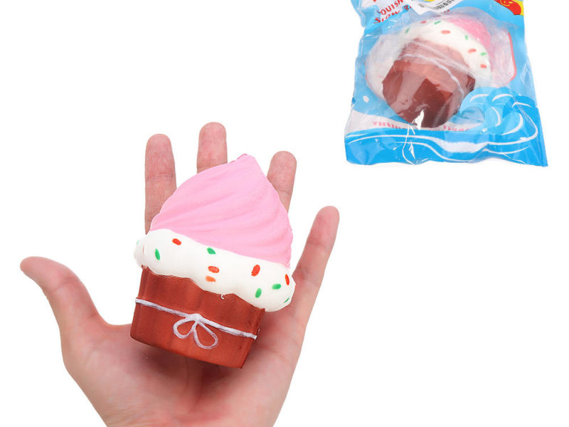 Gâteau soufflé Squishy 10 * 8.5CM Lente s'élevant avec Packaging Collection Gift Soft Jouet