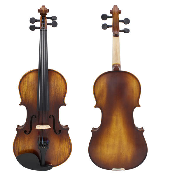 ASTON AV-506 4/4 Violon d'époque en bois massif d'épicéa avec étui et accessoires