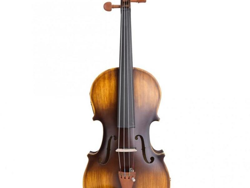 Astonvilla AV-E310 Violon égaliseur électro-acoustique mat avec étui Bow Rosin Extra Strings