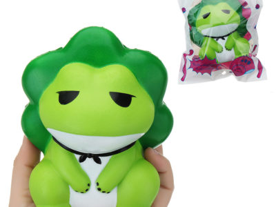 Grenouille Squishy 15CM lente hausse avec cadeau de collection d'emballage Soft jouet