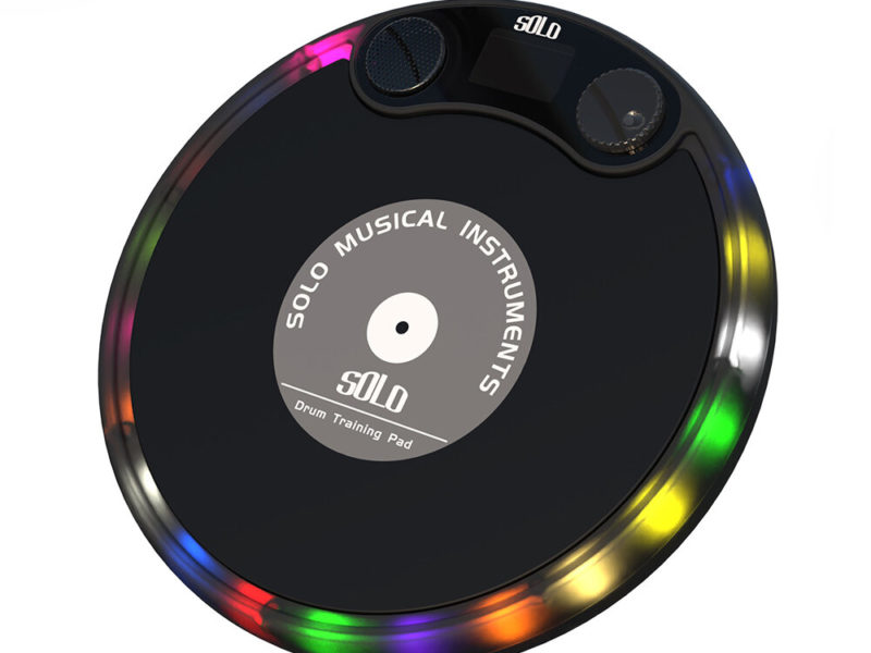 Pad de batterie muet électronique Solo 10 pouces pour débutants ensemble d'entraînement de pratique de métronome pièces d'instruments de percussion