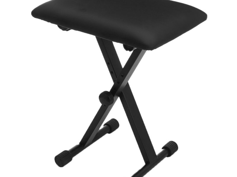 Tabouret de Piano électronique de Style X tabouret de tambour de guitare de Piano électronique banc de Piano noir plié réglable pour jouer au Piano