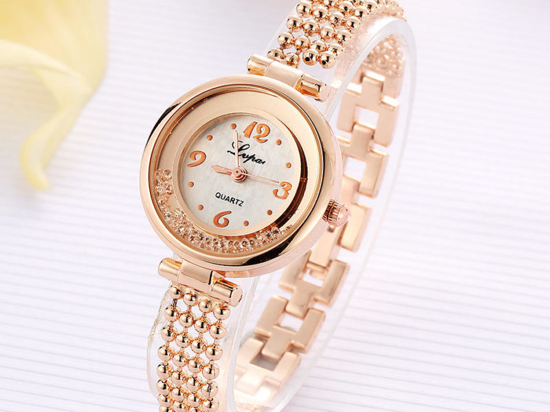 LVPAI P132 Design élégant briller les femmes montre-bracelet strass Montre à …