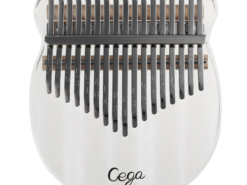 Cega Kalimba Piano à pouce en acrylique 17 touches, Mini Piano Portable en cristal Kalimba, cadeau d'anniversaire pour les débutants pour les enfants et les adultes