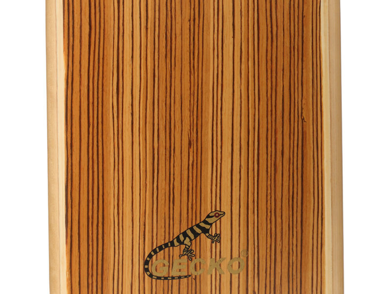 Gecko Percussion PAD-2 Zebra Tambour Cajon Bois