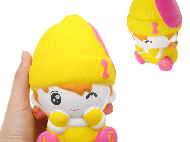 Bonhomme de neige fille Squishy parfumée Squeeze Slow Rising Toy Soft cadeau Collection cadeau