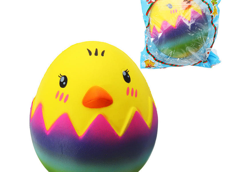 SquishyShop Oeuf Poussin Jouet 8cm Slow Rising Avec Emballage Collection Cadeau Soft Jouet