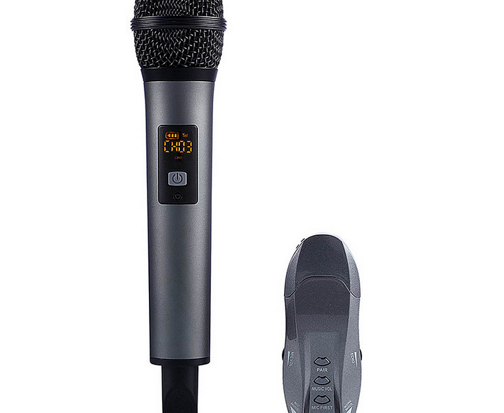 Microphone Bluetooth Gitafish K18V sans fil avec application de support de récepteur pour la barre de formation d'éducation de conférence de divertissement à domicile