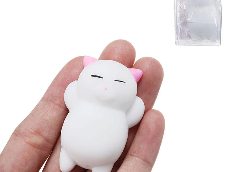 Rose chat chaton Squishy Squeeze mignon guérison jouet Kawaii Collection Stress Reliever cadeau Decor