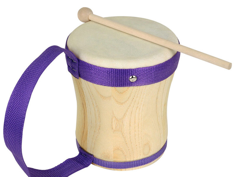 Instrument Orff Tambour Indien Chun Bois Peau De Mouton Tambour À Main Tambourin Instrument De Percussion Enfants Jouet Musical Cadeau