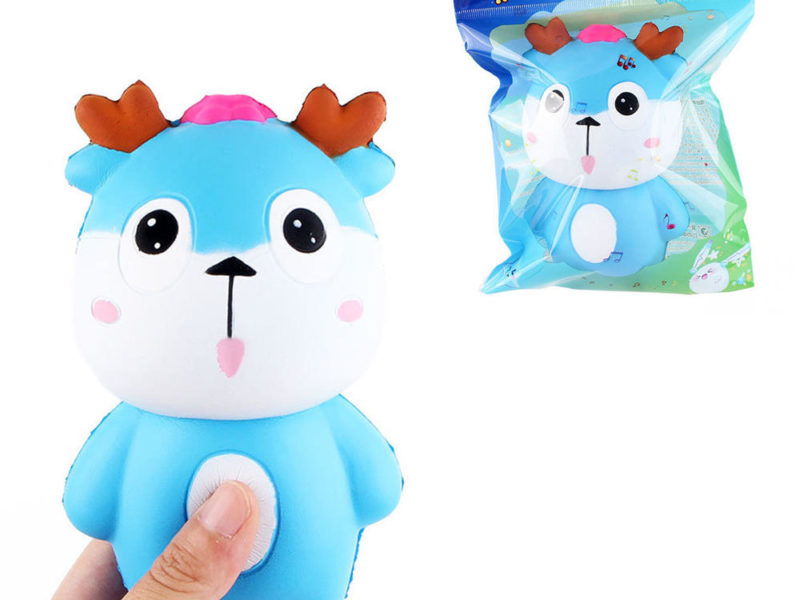 Deer Squishy 15 * 9CM Soft Lente Rising Avec Jouet Cadeau Collection Emballage