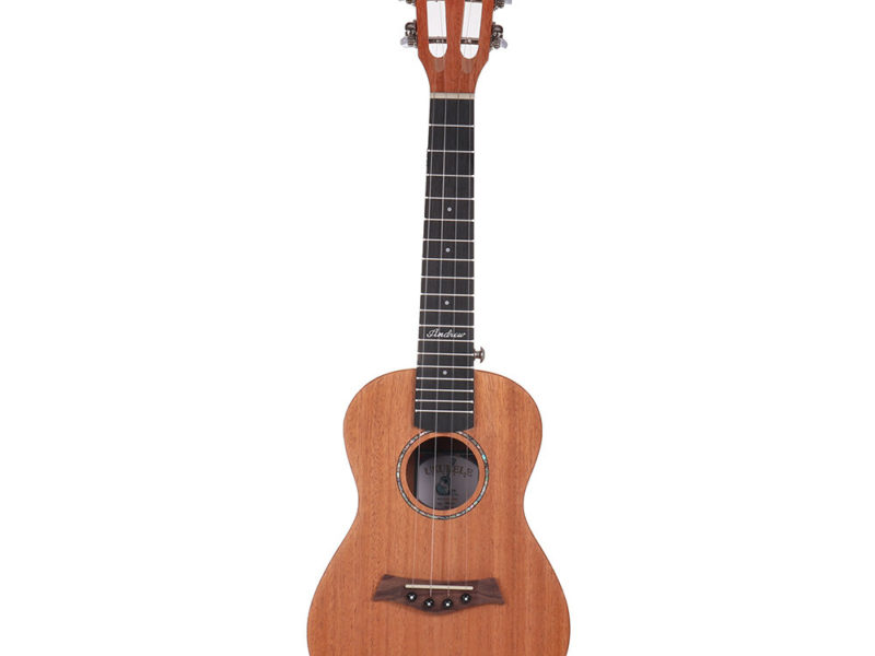 Andrew 23 pouces Peach Blossom Core High Molecular Carbon String Log Color Ukulele pour Guitar Player