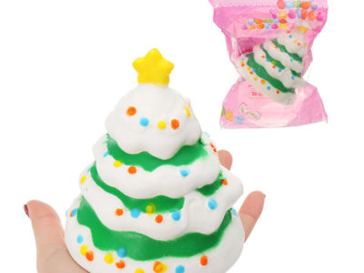 Arbre de Noël fruits modèle enfants Squishy Collection cadeau Decor jouet emballage d'origine