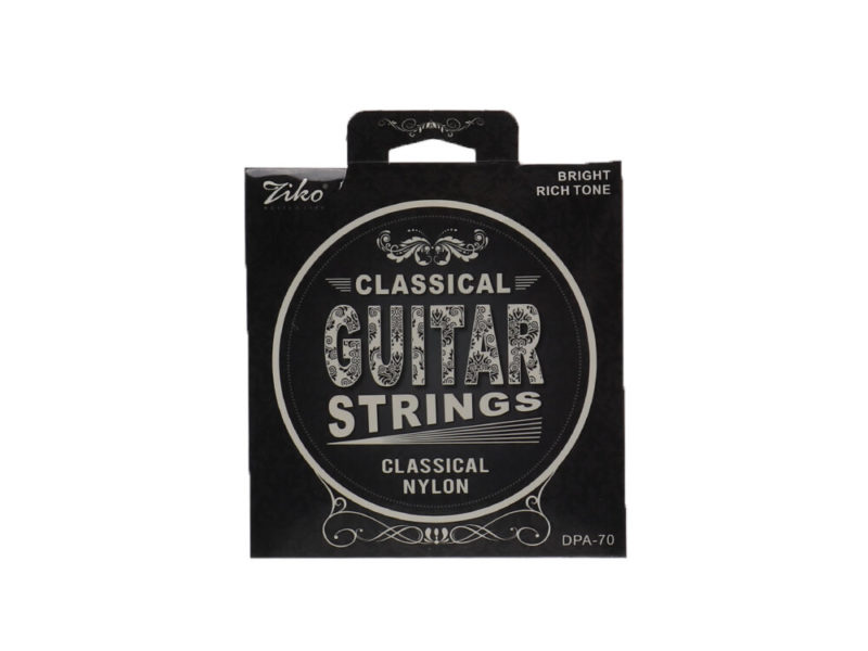 Cordes de guitare classique Ziko Dpa-70 Nylon noyau cuivre plaqué argent haute tension