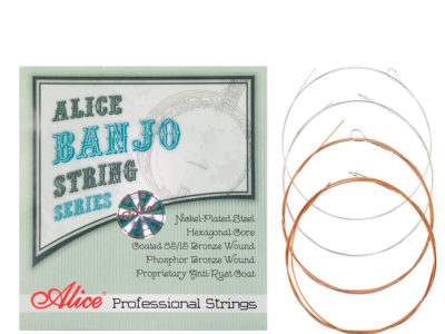 Alices 1 Set Banjo String AJ07 Banjo Strings 009 à 030 pouces plaqué acier revêtu en alliage de nickel plaqué AJ07
