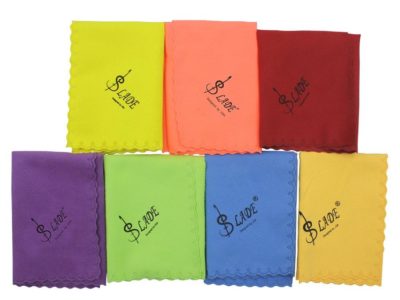 7 pièces LADE Chiffons de nettoyage multicolores Chiffons de nettoyage pour instrument à vent