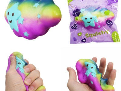 Nuage Squishy Jouet 15 * 4 * 8CM Lente Rising Avec Emballage Collection Cadeau Soft Jouet