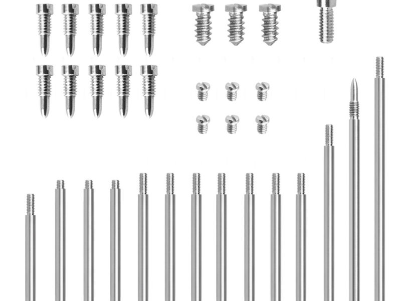 W22 Clarinette Clarinette Accessoires Set 14 Thread Shaft Lever 20 PCs Vis Vent Musique Pièces De Rechange