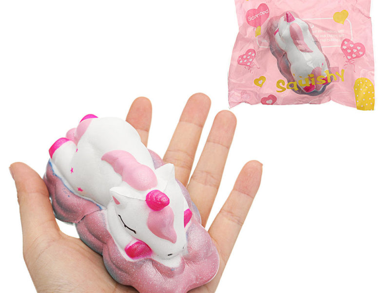 Somnolent Licorne Squishy 6 * 6 * 11.5 CM Lente Rising Soft Collection Cadeau Décor Jouet D'origine Emballage