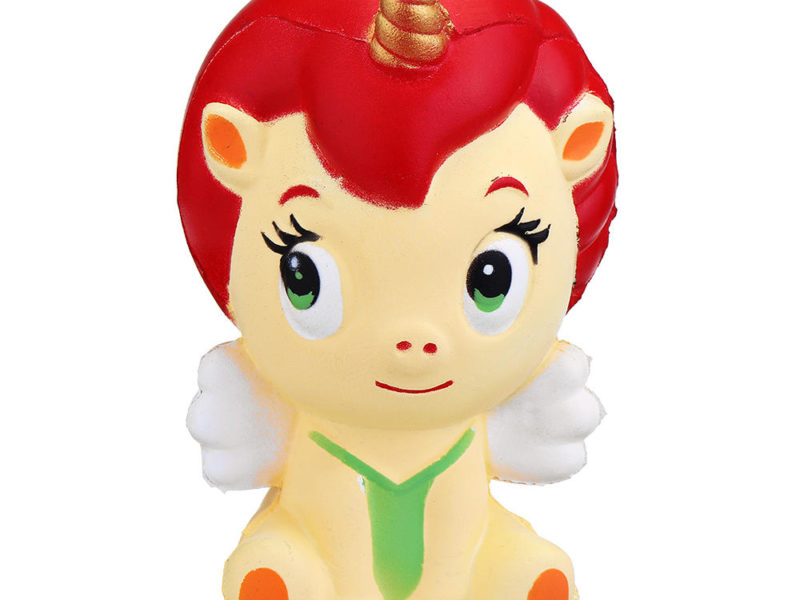 Jouets de rebond ascendants jumbo de Squishy de filles de la Licorne 11.5CM avec la collection de cadeau d'emballage