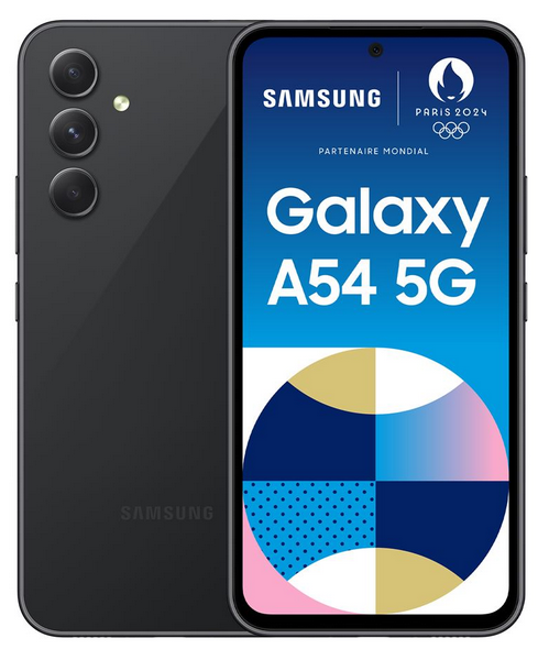 Smartphone Samsung Galaxy A54 6,4" 5G Nano SIM 128 Go Noir