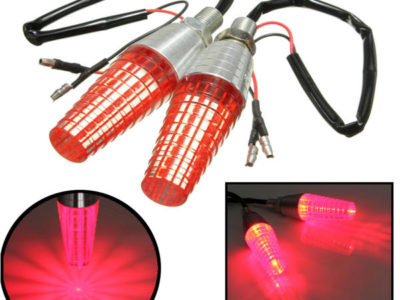 Clignotant LED rouge pour moto avec …