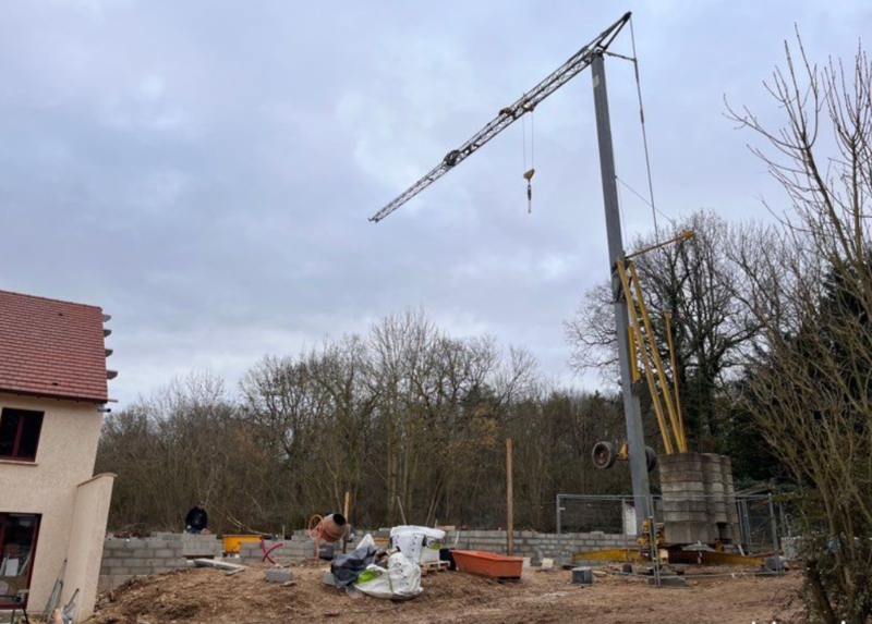 Grue de chantier COMEDIL TEREX