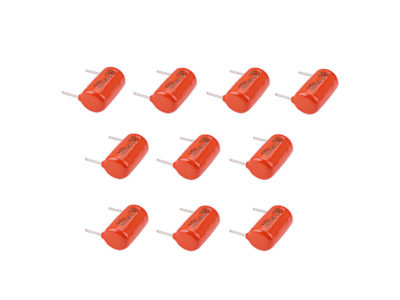 5 paires de condensateurs Orange Clipper Film Polyester avec fils radiaux fonctionne très bien pour les accessoires de guitares