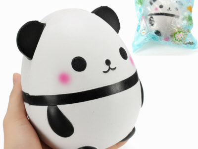 Squishy Panda Poupée Oeuf Jumbo 14cm Récupération Lente avec Emballage Collection Cadeau Décor Doux Squeeze Jouet