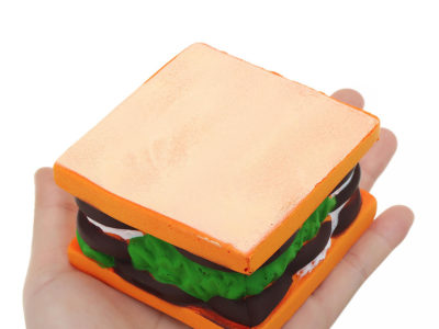 Sandwich Squishy 7.5 * 5 CM Lente Rising Dessin animé Gelée Gâteau Cadeau Collection Soft Jouet