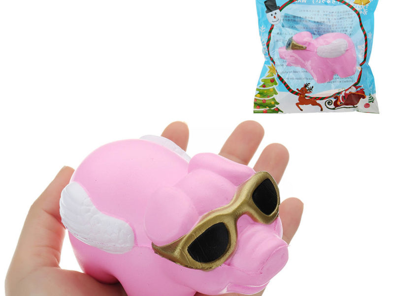 Lunettes Piggy Squishy 18CM Lente Rising Avec Emballage Collection Cadeau Soft Jouet