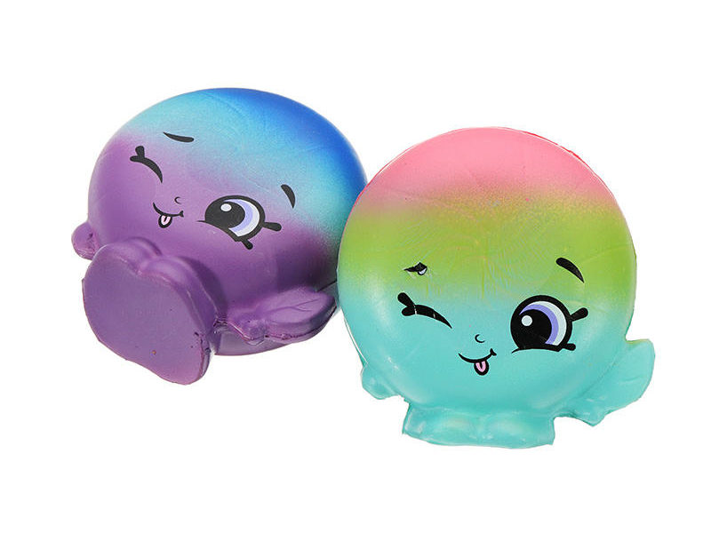 2pcs squishy de sucre à la crème de menthe poivrée 6.5 * 3.5cm lente montée Soft Collection cadeau décoration jouet