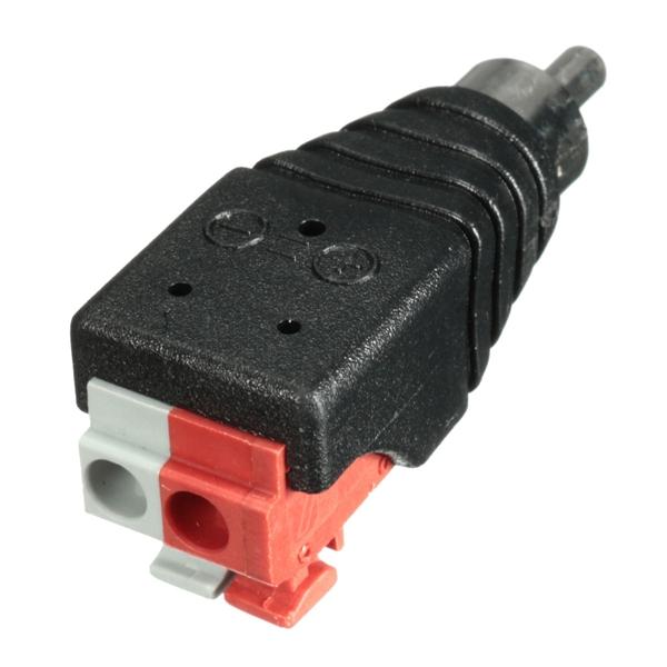 Câble de Fil Haut-parleur Adaptateur de Connecteur RCA Prise Audio Jack Convertisseur Mâle