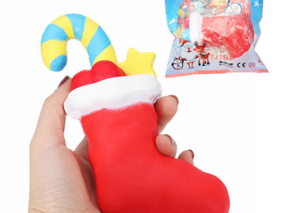 Squishy chaussette de Noël Slow Rising Soft jouet enfants cadeau Decor