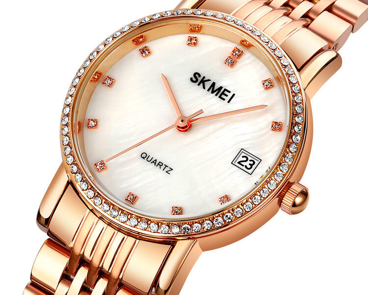 SKMEI 1830 Mode Élégant Strass Décoration …