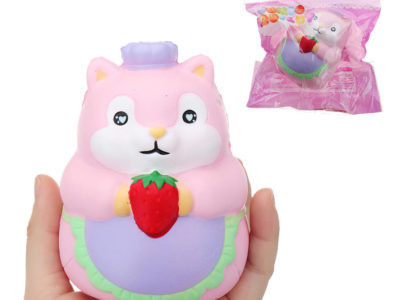 Chef Hamster Squishy 11 * 8 * 8cm Lentement Rising Avec Emballage Collection Cadeau Soft Jouet