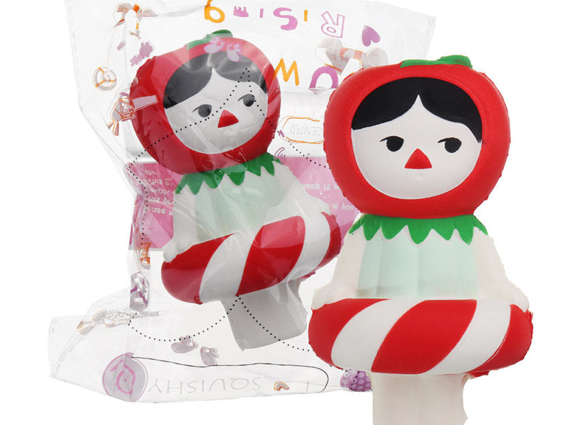 Cadeau De Noël Fille De Cerise Squishy 13.5 * 8CM Ralentissant Soft Collection Cadeau Décor Jouet