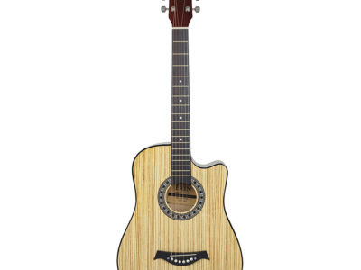 IRIN 38 pouces 38A en coupe Zebra motif guitare de ballade acoustique rouge pour guitare de ballade adulte débutant