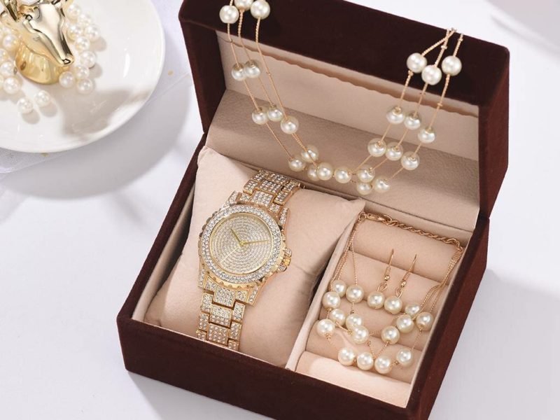 Deffrun 4 Pcs Femmes Montre Ensemble …