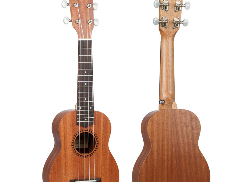 Naomi Ukulele Sapele Acajou Ukulele 21 '' SopranoTenor Ukulele Guitare Acoustique