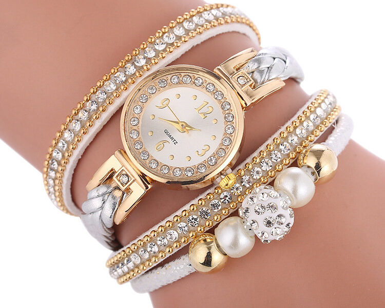 Mode cercle bracelet diamant cadran simple …