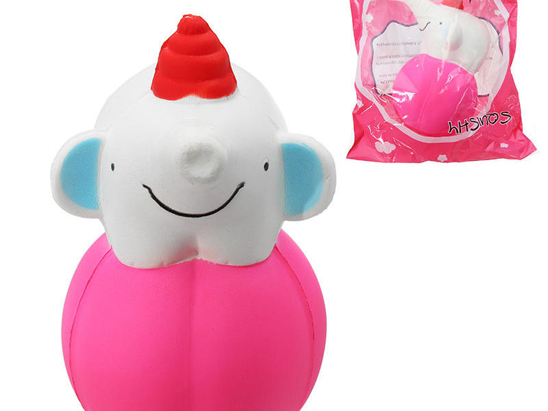 Yunxin Éléphant Squishy Soft Jouet 14cm Slow Rising Avec Emballage Collection Cadeau Soft Jouet